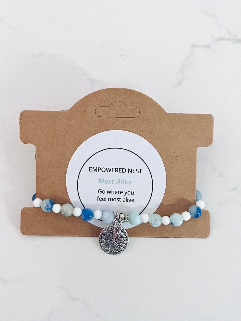 Most Alive Bracelet |  Sand Dollar Charm | Adventure & Joy